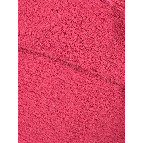 OOAK Upcycled Reworked Sweatshirt PEACE Vtg Doily Floral Appliques Boyfriend M - Picture 14 of 16